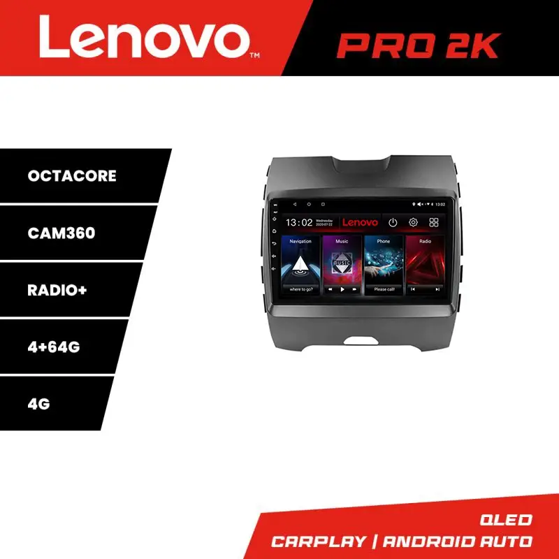 Popular Navigație Android Ford Edge 2015-2021 Lenovo QLED 2K 4GB+64GB 360