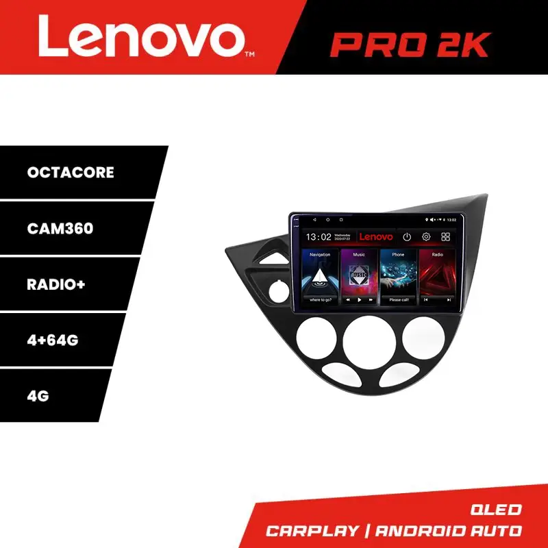 Navigație Android Ford Focus 1 1998-2004 QLED 2K 4GB+64GB 360 Lenovo Cel mai vândut