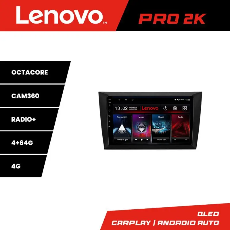 Navigație auto VW Golf 6 2009-2013 Lenovo QLED 2K, 4GB RAM, 64GB Calitate înaltă