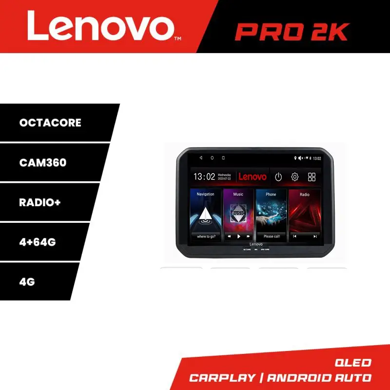 Preț promoțional Navigație Suzuki Ignis 2016+ Lenovo QLED 2K 4GB+64GB Android 360