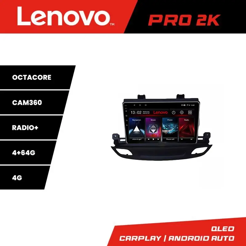 Navigație Android Opel Insignia 2018+ Lenovo QLED 2K 4GB+64GB 360 Discount