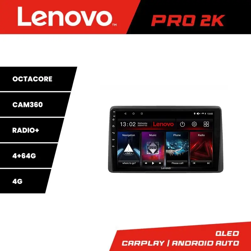Navigație Android Opel Movano și Renault Master 2020+ QLED 2K 4GB+64GB Expediere rapidă