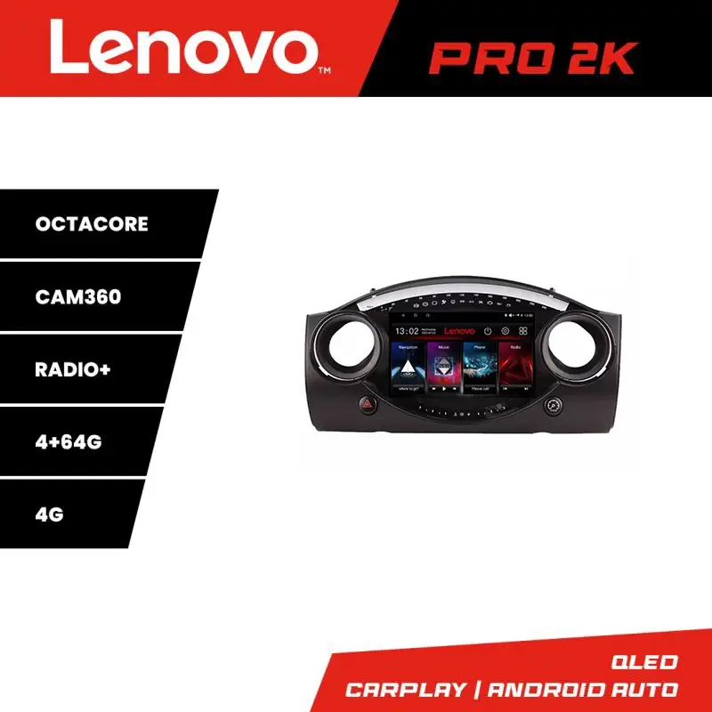 Nu rata Navigație Android Mini Cooper 2004-2006 QLED 2K 4GB+64GB GPS Lenovo