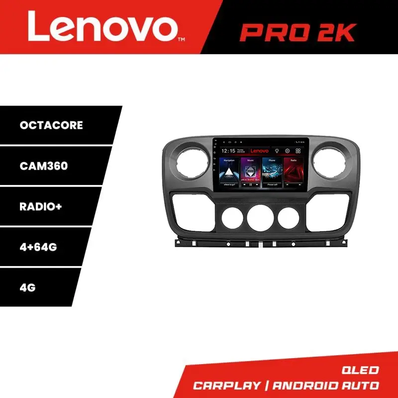 Navigație Android Opel Movano / Renault Master 2010-2021 QLED 2K 4GB+64GB Reducere de preț