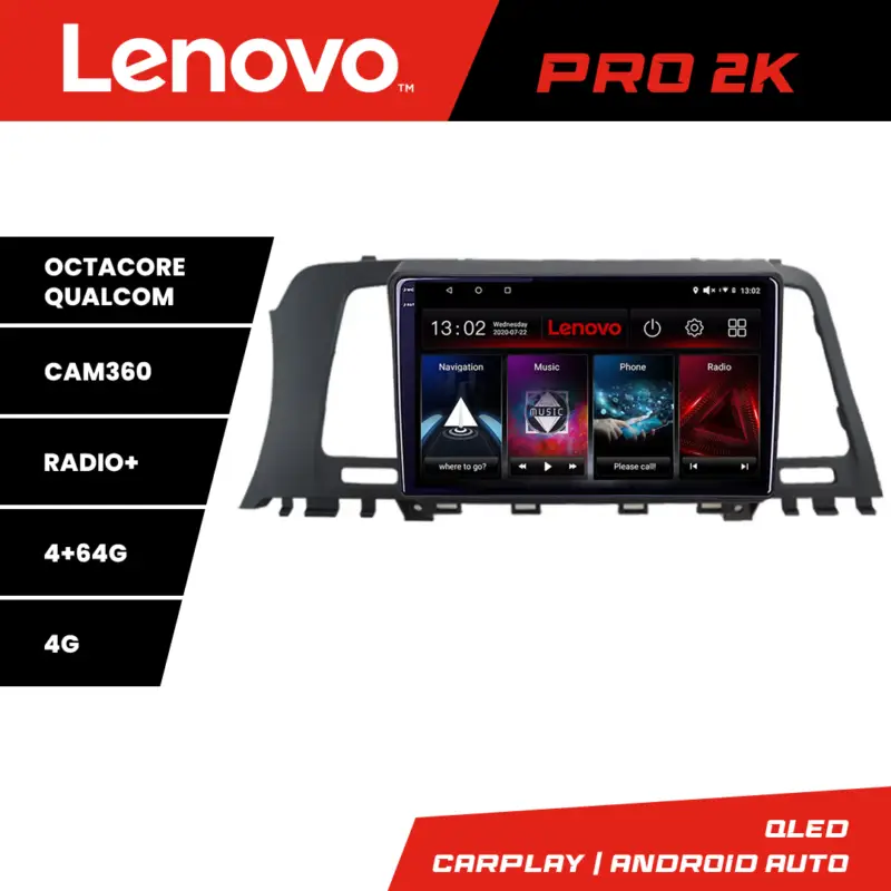 Ofertă specială Navigație Android Nissan Murano 2009-2014 QLED 2K 4GB+64GB 4G GPS Lenovo