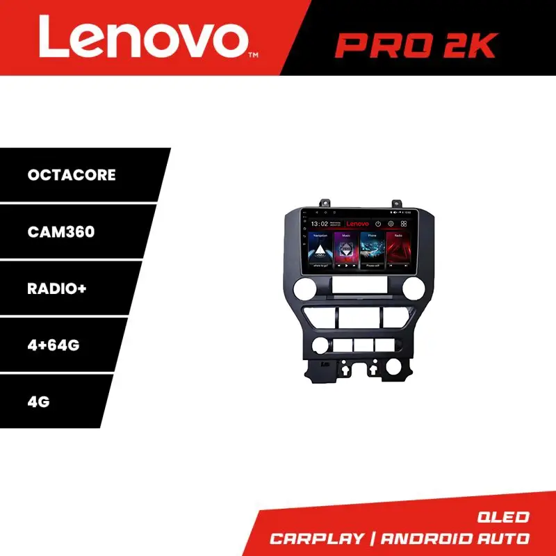 Ultima șansă Navigatie Android Ford Mustang 2015-2020 Lenovo QLED 2K 4GB+64GB 360