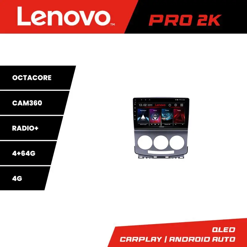 Calitate înaltă Navigație Mazda 5 2005-2010 Lenovo QLED 2K Android 4+64 cu 360