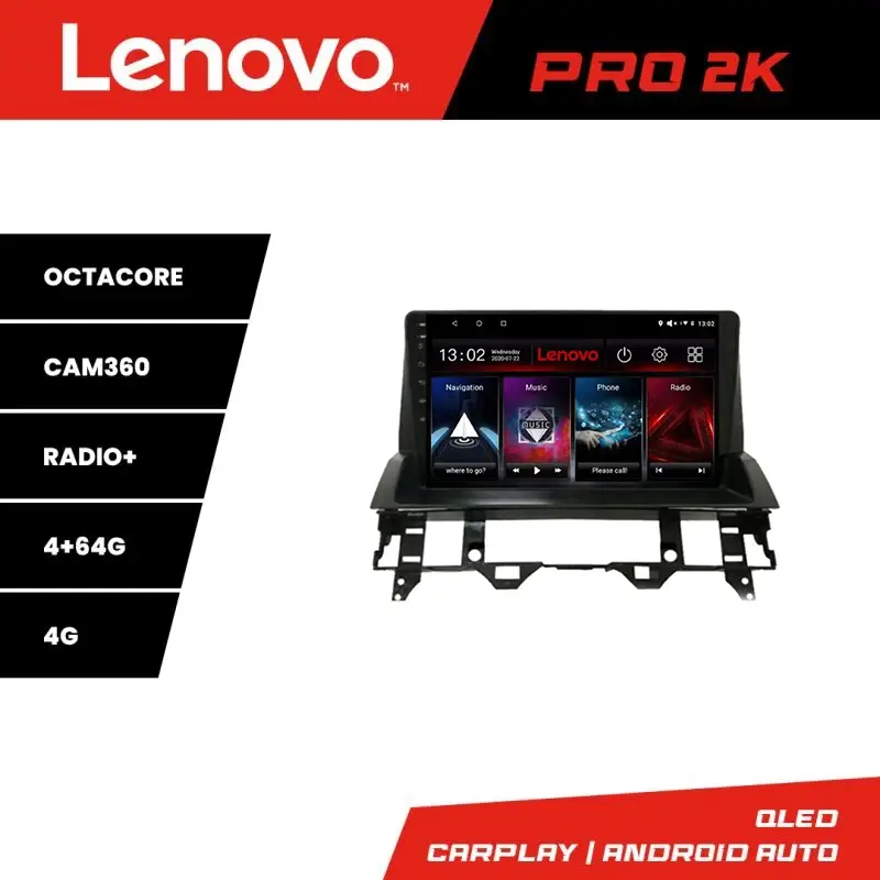 Navigație Mazda 6 2004-2008 Lenovo QLED 2K, 4GB+64GB, Android Ofertă de sezon
