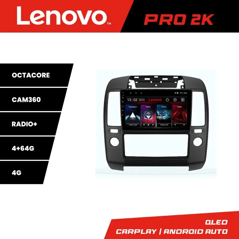Navigație Nissan Navara Pathfinder 2005-2010 Lenovo 2K QLED 4GB+64GB Ofertă