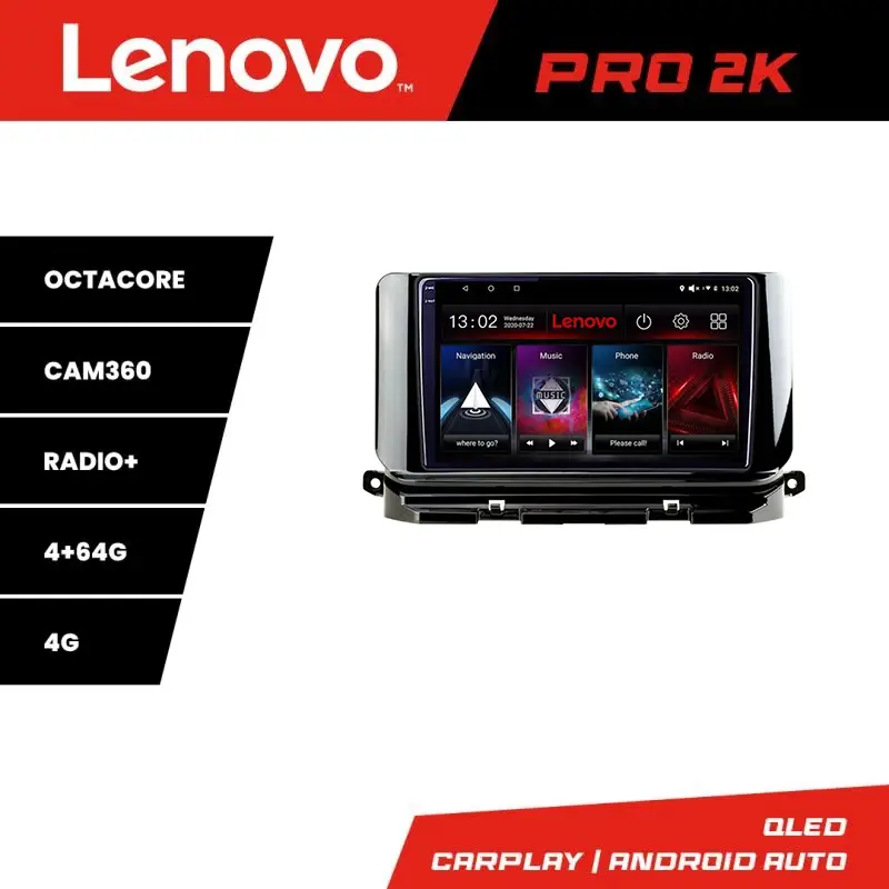 Chilipir Navigație Android Skoda Octavia 4 2020-2024 QLED 2K 4GB+64GB 360