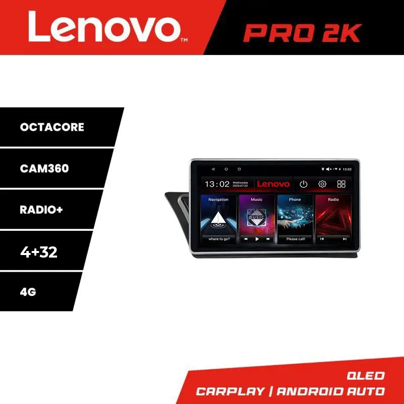 Super ofertă Navigație Audi Q5 2008-2016 Non-MMI Lenovo QLED 2K 4GB+32GB Android