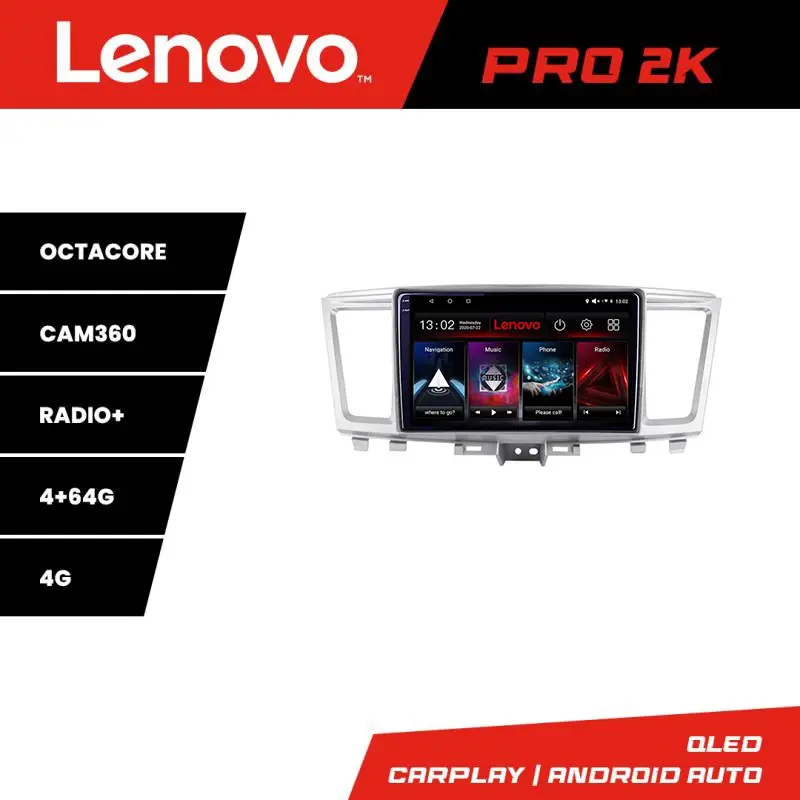 Chilipir Navigație Android Infiniti QX60 2014-2020 QLED 2K 4GB+64GB 4G GPS 360
