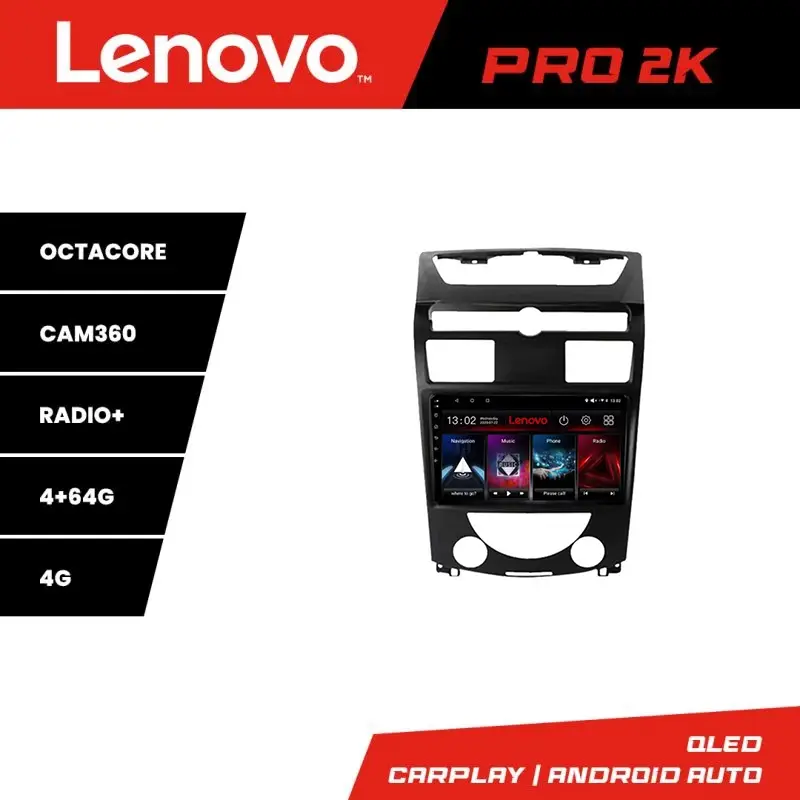 Super ofertă Navigație Lenovo QLED 2K 4+64GB Android pentru SsangYong Rexton 2006-2013