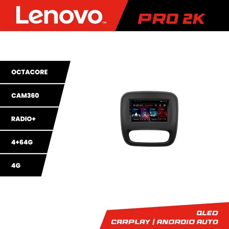 Navigație Renault Trafic 2014-2017 Lenovo QLED 2K 4+64 GB Android Ofertă
