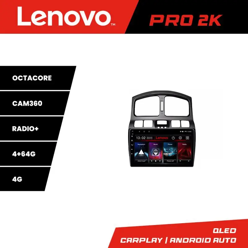 Navigație Android Hyundai Santa Fe 2000-2006 QLED 2K 4GB+64GB 8 nuclee Vezi acum