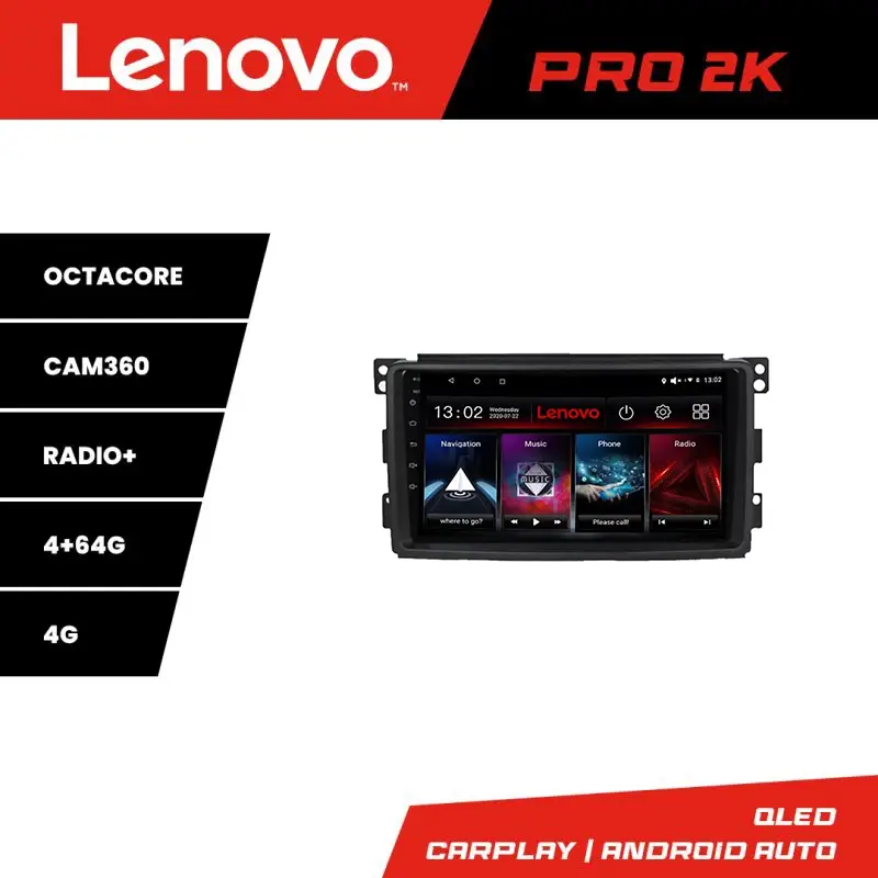 Preț mic Navigație Android Smart 2005-2010 Lenovo QLED 2K 4+64GB cu 360