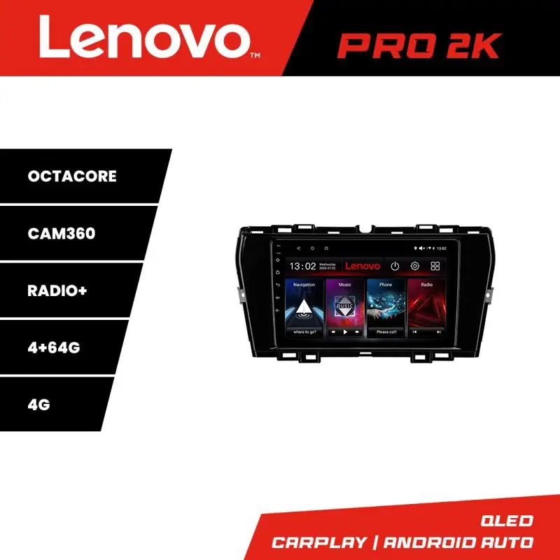 Navigatie Android Lenovo QLED 2K 4+64 pentru SsangYong Tivoli 2020 Super ofertă