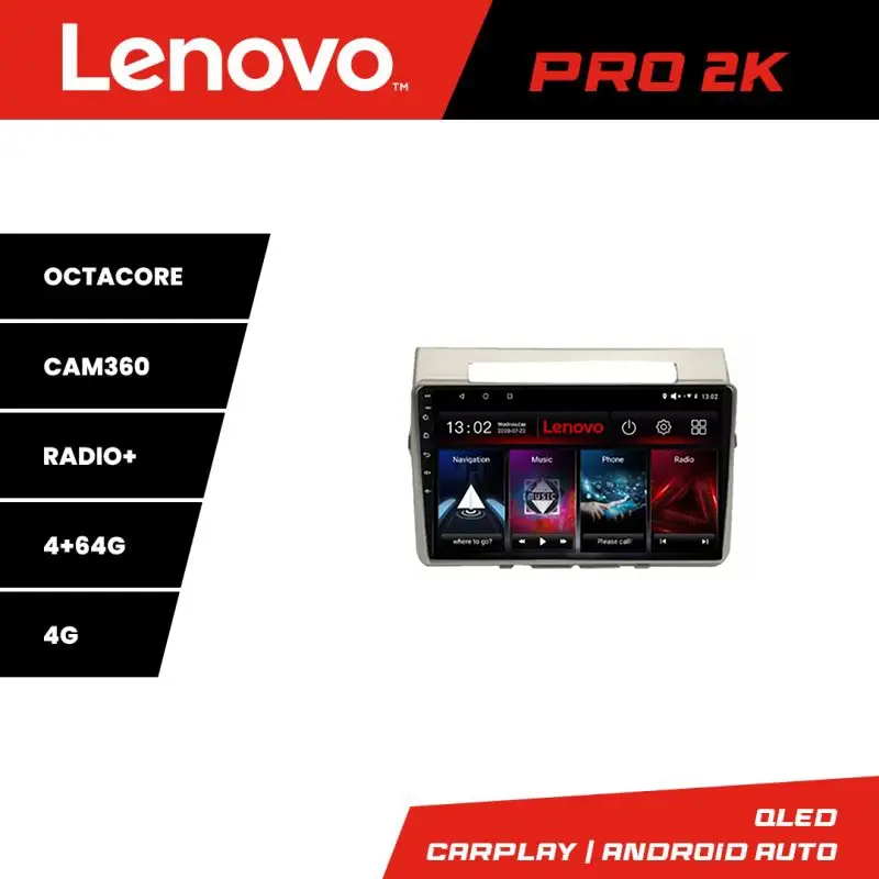 Navigatie Toyota Verso 2004-2009 Android QLED 2K 4GB+64GB GPS 360 Lenovo Ofertă