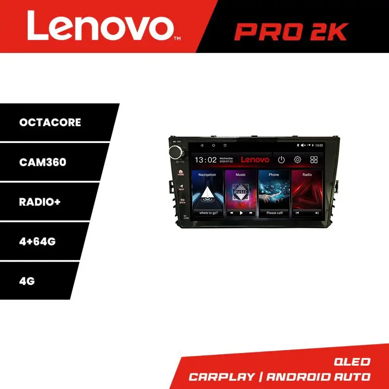 Navigație auto VW Android 2K QLED 4GB+64GB cu GPS, 360 și 8 nuclee Preț redus