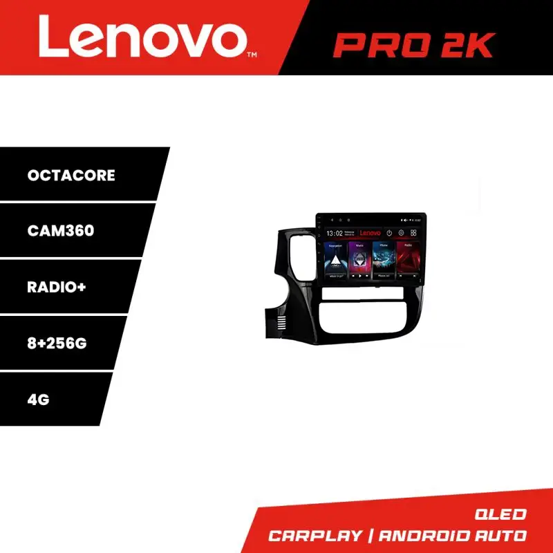 Navigație dedicată Mitsubishi Outlander 2013-2019 Lenovo QLED 2K 8+256GB Preferatul clienților