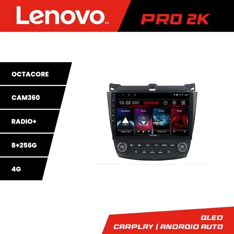 Promoție Navigație Android Honda Accord 2004-2008 Lenovo QLED 2K 8GB+256GB