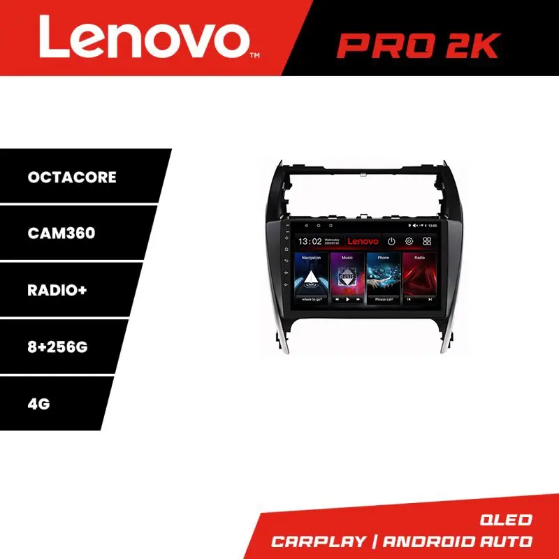 Ieftin Navigație Android Toyota Camry 2012-2018 QLED 2K, 8GB RAM, 256GB, 360