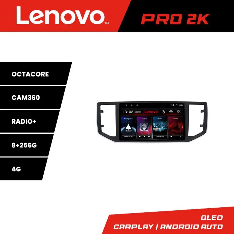 Ieftin Navigație Android Lenovo QLED 2K 8+256GB pentru VW Crafter 2018+