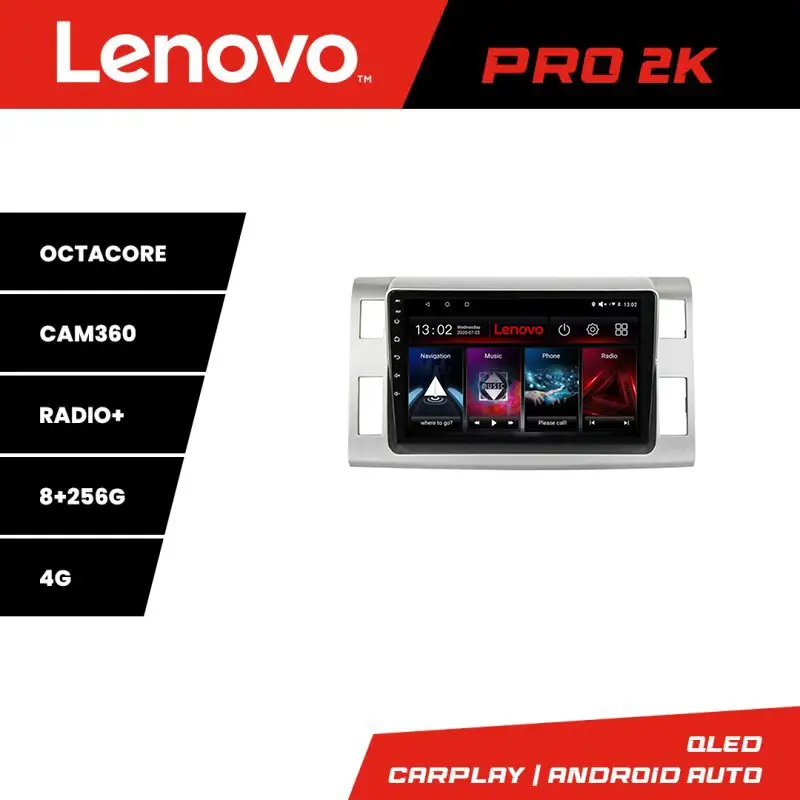 Retur ușor Navigație Toyota Estima 2006-2013 Android GPS QLED 2K 8GB+256GB Lenovo