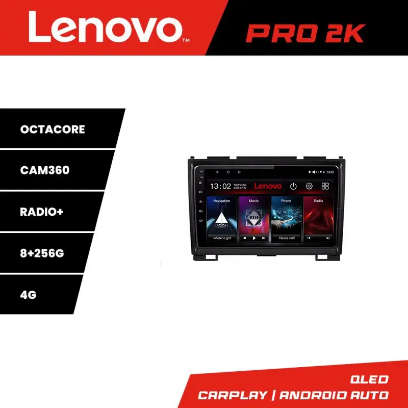 Super ofertă Navigație Android Lenovo QLED 2K 8+256GB pentru Hummer H2 2008-2009