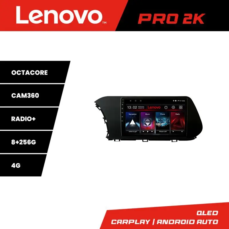 Navigatie Hyundai i20 2020+ Lenovo QLED 2K, Android, 8GB RAM, 256GB Nu rata