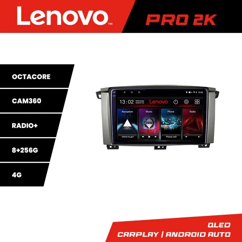 Ofertă specială Navigație Android Toyota Land Cruiser L100 2002-2006 QLED 2K 8+256GB