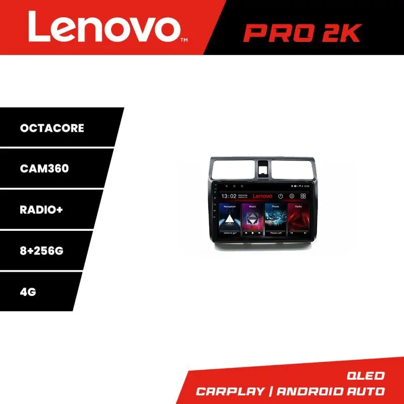 Navigație Suzuki Swift 2003-2010 Lenovo Pro 2K QLED 8+256GB cu Android Chilipir