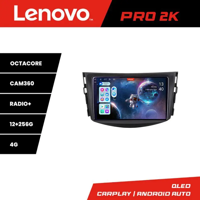 Transport gratuit Navigatie Toyota RAV4 2006-2012 Lenovo Pro 2K QLED 12GB+256GB Android