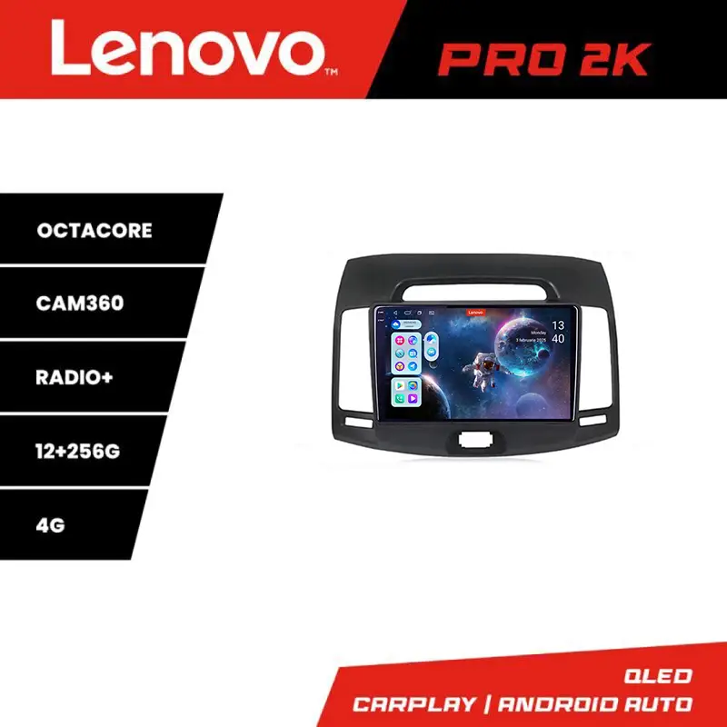 Discount Navigație Android Hyundai Elantra 2007-2011 Lenovo QLED 2K 12GB+256GB