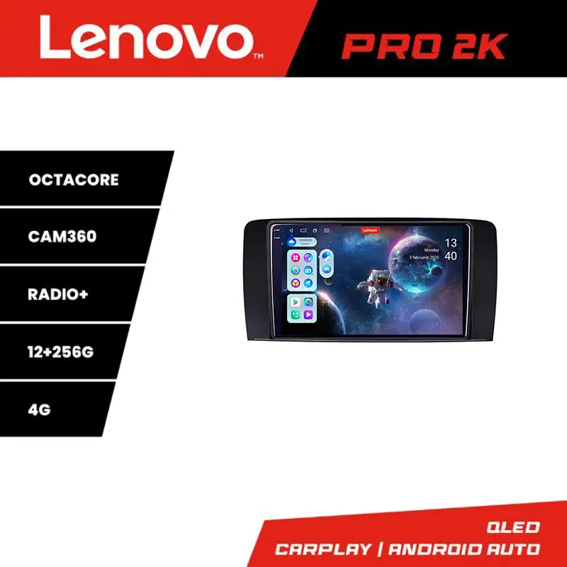 Reduceri Navigație Android Mercedes Clasa R W251 Lenovo QLED 2K 12GB+256GB