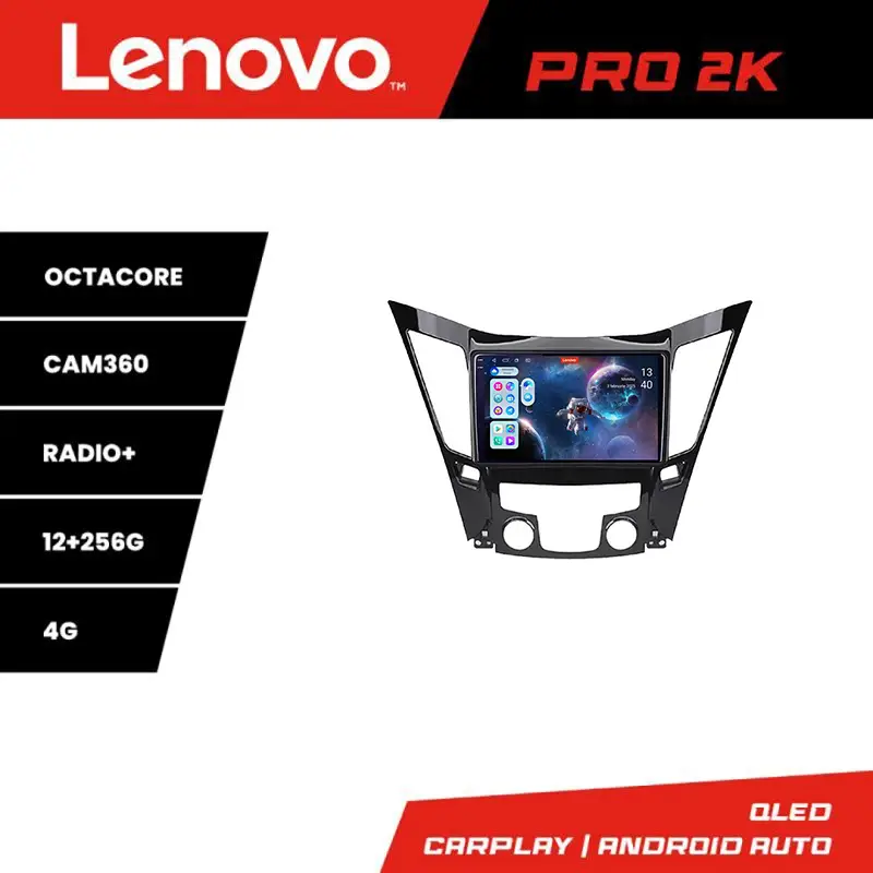 Navigatie Hyundai Sonata 2011-2015 Lenovo Pro 2K QLED 12+256GB Android Expediere rapidă