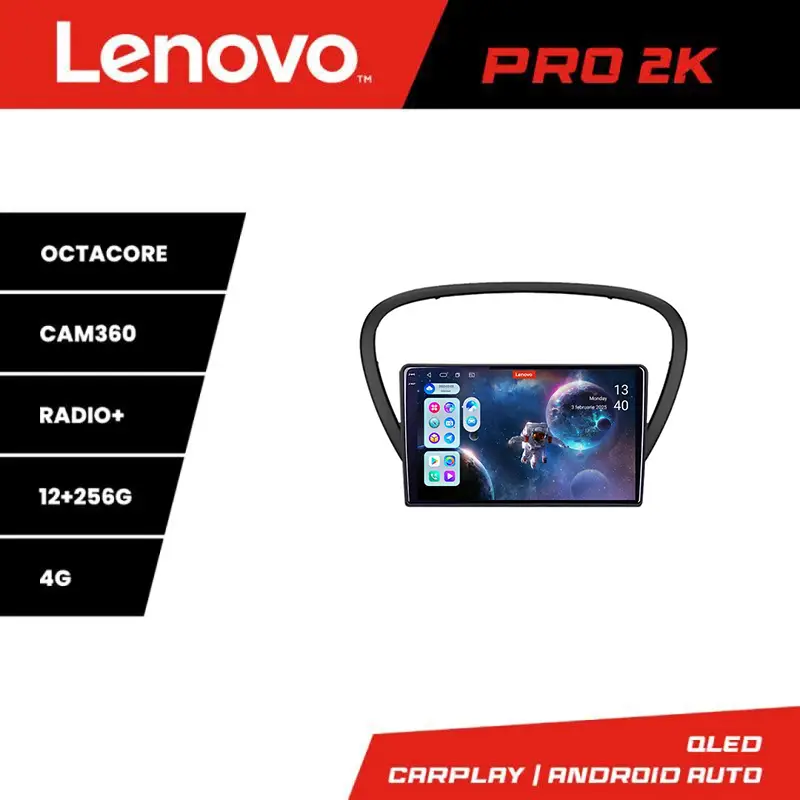 Navigație Android Peugeot 607 cu ecran QLED 2K, 12+256 GB și 360 Ofertă limitată