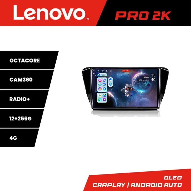 Reducere de preț Navigatie Android Lenovo QLED 2K 12+256 pentru Skoda Superb 3 2015-2017