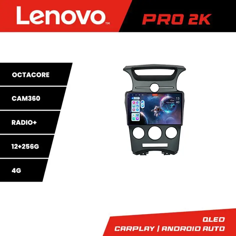 Navigație Android Kia Carens 2006-2012 QLED 2K 12+256 360 Lenovo Transport gratuit