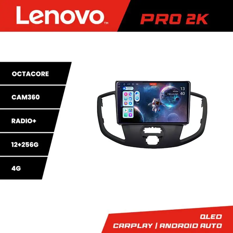 Retur ușor Navigație Android Ford Transit V363 2015-2021 QLED 2K 12GB+256GB Lenovo