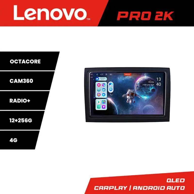 Navigație Android Fiat Ducato 2006-2021 Lenovo 2K QLED 12GB+256GB 360 Ieftin