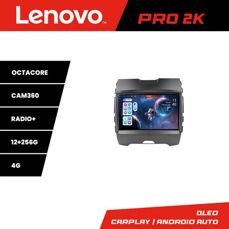 Cumpărături sigure Navigație Android Ford Edge 2015-2021 Highline Lenovo QLED 2K 12+256