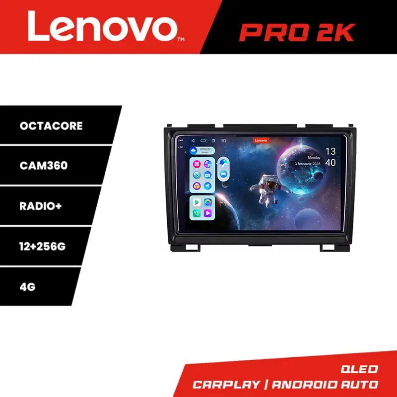Comandă acum Navigație Android Lenovo QLED 2K 12+256GB pentru Hummer H2 2008-2009