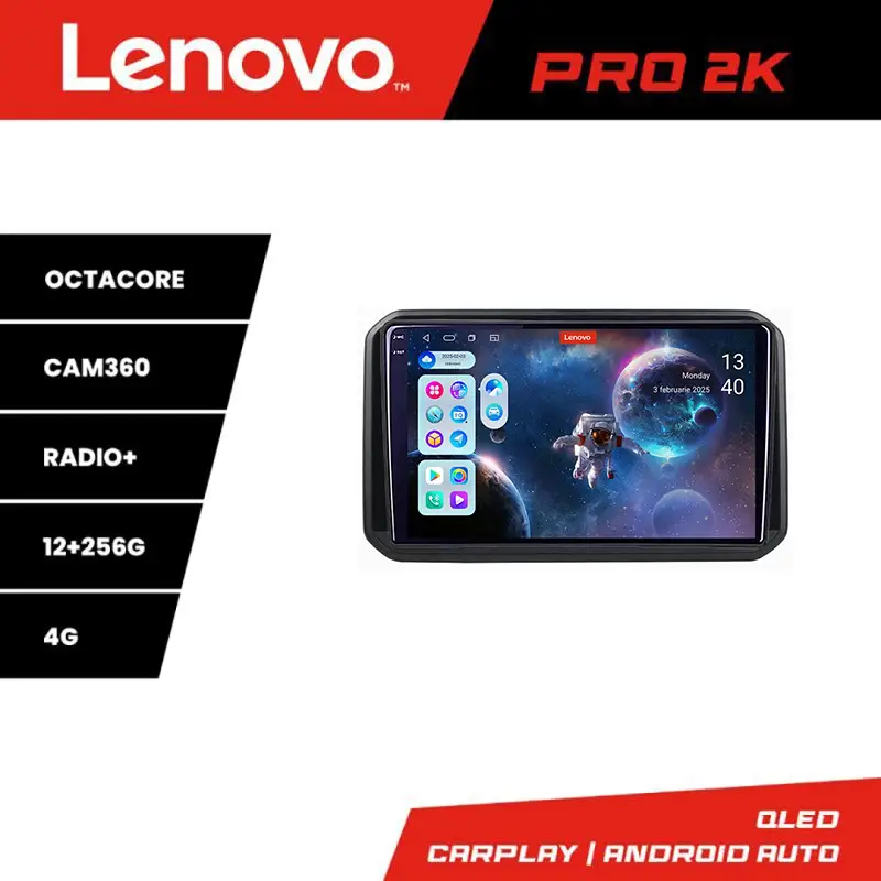 Ieftin Navigație Suzuki Ignis 2016+ Lenovo Pro 2K QLED 12GB RAM 256GB Android