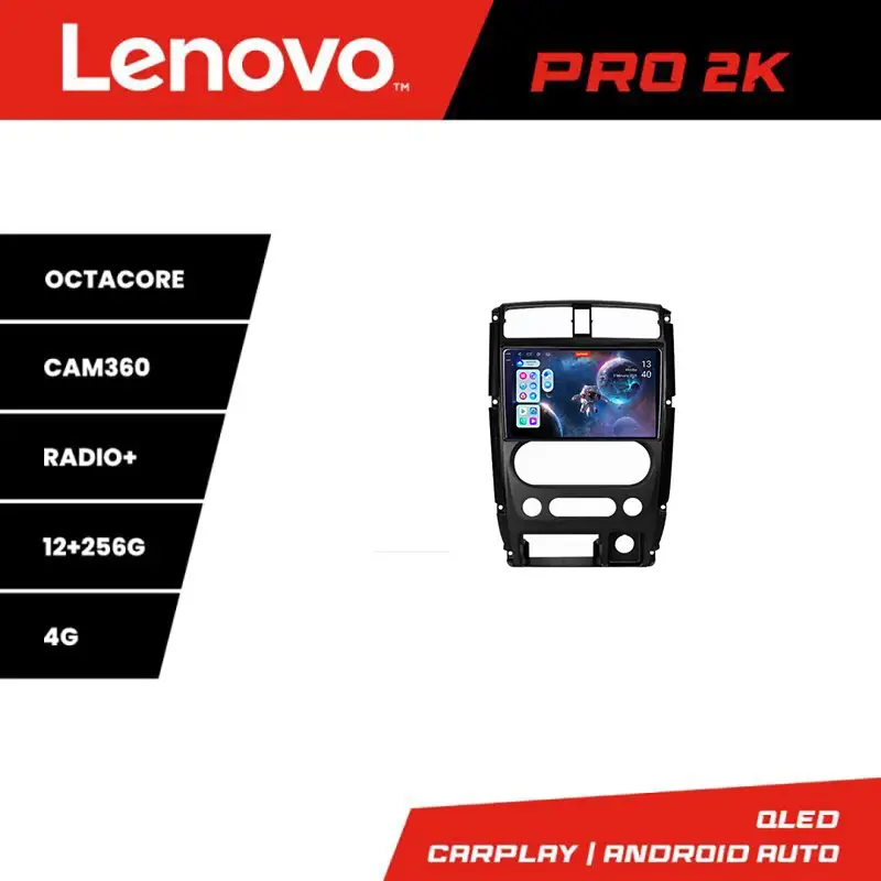Navigație Android Suzuki Jimny 2007-2016 Lenovo QLED 2K 12+256GB Cumpărături sigure