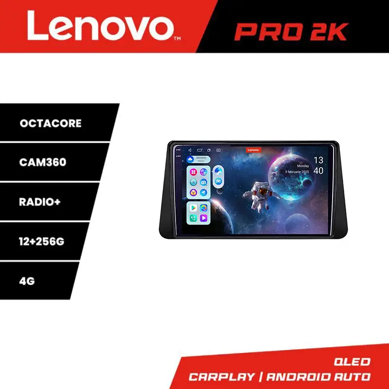 Cumpără acum Navigație Android Nissan Micra 2014-2024 QLED 2K 12GB+256GB 360