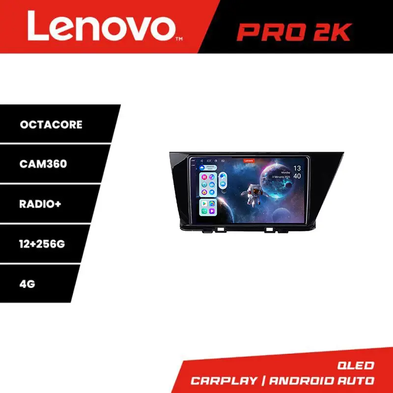 Livrare expres Navigație Android Kia Niro 2017+ QLED 2K, 12GB RAM, 256GB, 360 Lenovo