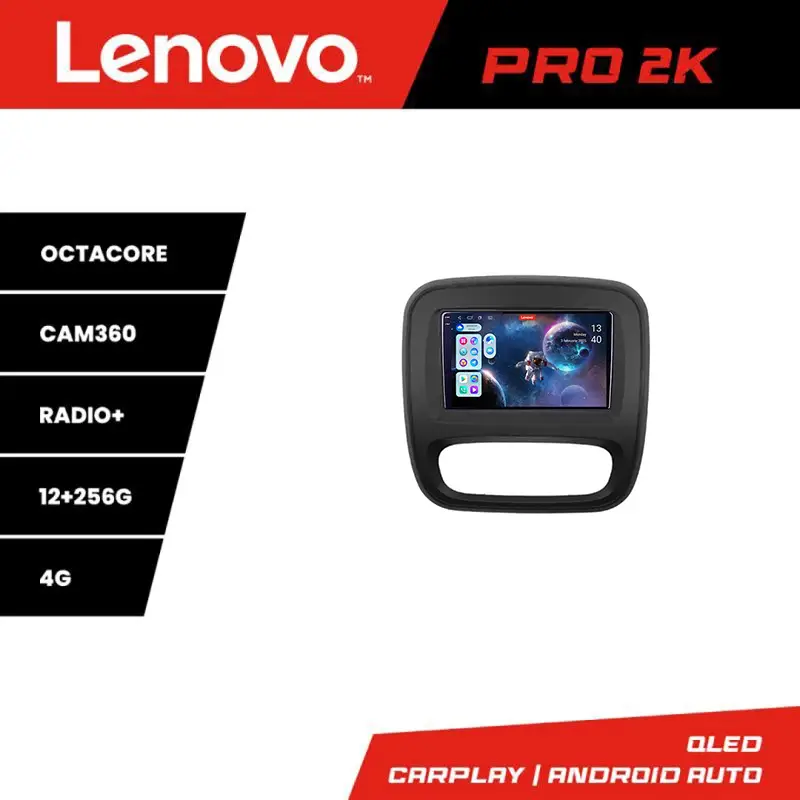 Navigație Renault Trafic 2014-2018 Lenovo Pro 2K QLED 12+256GB Android Super ofertă