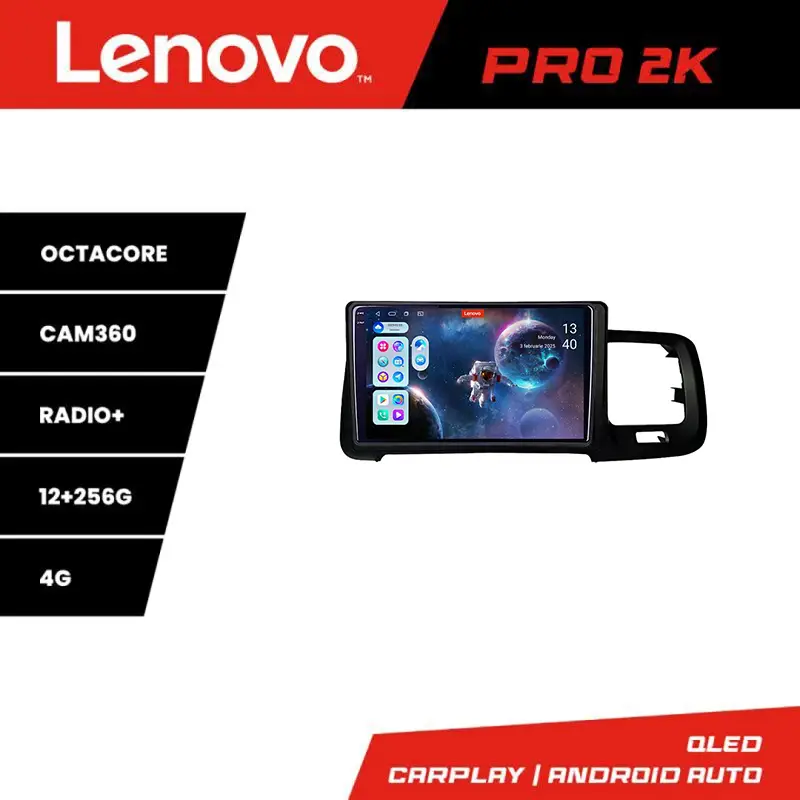 Bestseller Navigație Android Volvo S60 2008-2014 Lenovo QLED 2K 12+256