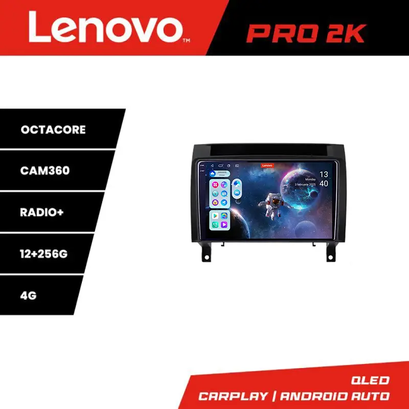 Navigatie Android Mercedes SLK 2004-2011 Lenovo QLED 2K 12+256GB Lichidare de stoc